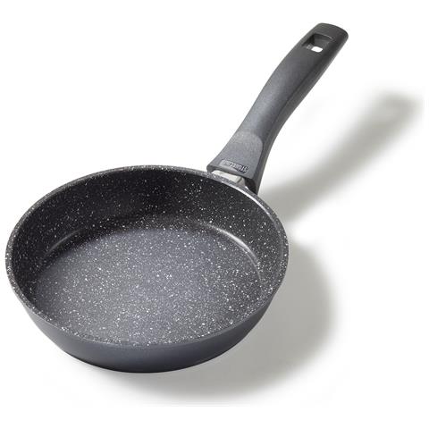 Padella In Alluminio Con Ottimo Rivestimento Antiaderente, Senza Coperchio, Anche Per Induzione, Grigio, 18 Cm - Foto 1