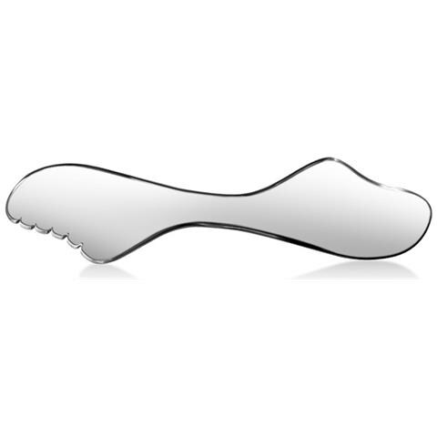Strumento Gua Sha Per Il Viso In Acciaio Inossidabile - Tavola Per Massaggio Raschiante Della Fascia A Forma Di Ala - Foto 1