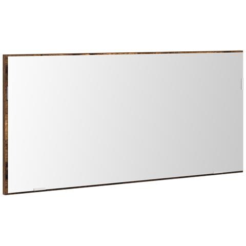 Armadio Specchio da Bagno  con Luce LED Rovere Affumicato 80x37 cm - Foto 1