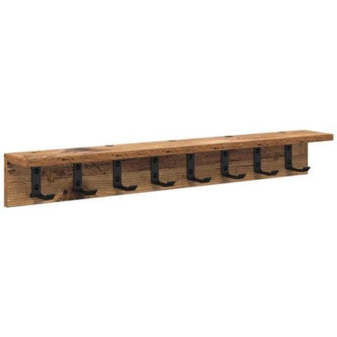 Appendiabiti a muro Legno vecchio 80 x 10.5 x 10.5 cm - Foto 1