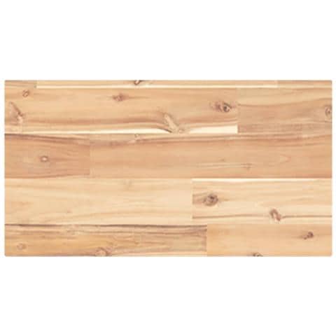 Ripiano a Parete 40x20x2 cm Legno Massello Acacia Non Trattato - Foto 1