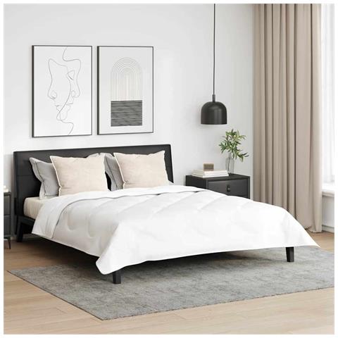 Piumone con Cuscini Altro 3 pcs Bianco 240 x 200 cm Microfibra - Foto 2