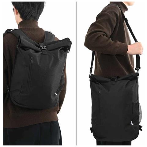 Borsa per biciclette Nero 31 x 13 x 58 cm Poliestere - Foto 2