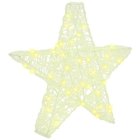 Stella 3D con 50 LED Bianco caldo 55 x 53.5 x 10 cm Acrilico - Foto 1