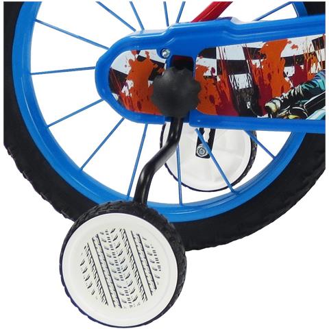 Sch Speed 16'' - Bicicletta Per Bambini (5-7 Anni), Ruote 16'', Telaio Acciaio, Con Accessori - Colore Rosso - Foto 2