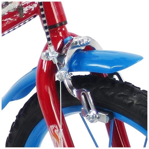 Sch Speed 16'' - Bicicletta Per Bambini (5-7 Anni), Ruote 16'', Telaio Acciaio, Con Accessori - Colore Rosso - Foto 6