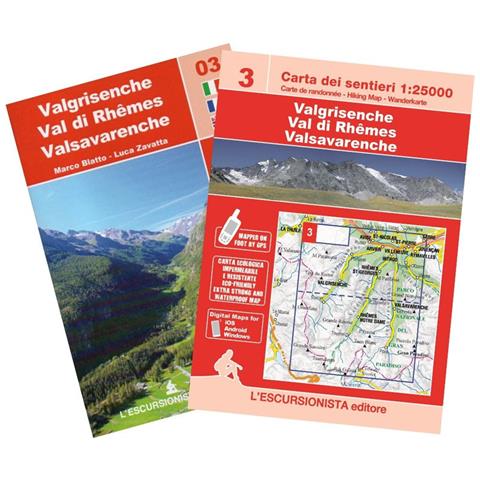 Marco Blatto - Valgrisenche-Val di Rhemes-Valsavarenche. Scala 1:25.000. Con Carta geografica ripiegata - Foto 1