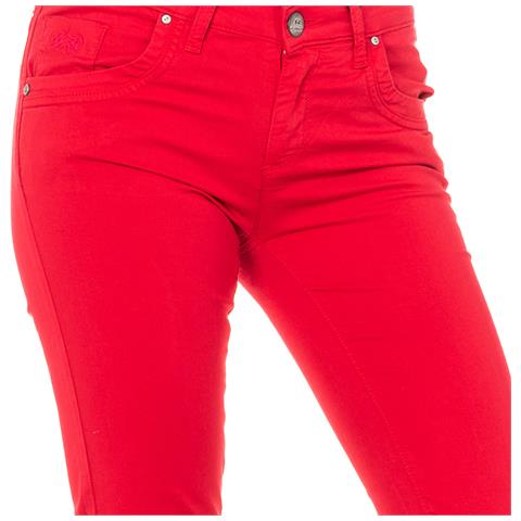 Pantaloni Elasticizzati Elasticizzati Con Basso Con Taglio Skinny Lwt006 Donna - Foto 2