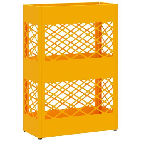 Supporto per Ombrellone giallo senape 28 x 12 x 41 cm Acciaio - Foto 1