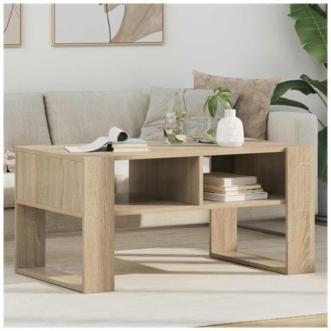 Tavolino da salotto Rovere Sonoma 92 x 53 x 45 cm - Foto 2