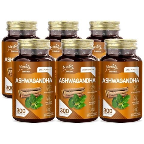 Ashwagandha 300 Compresse - Estratto di Radice - Tono, Energia ed Equilibrio Quotidiano (Confezione sestupla) - Foto 1