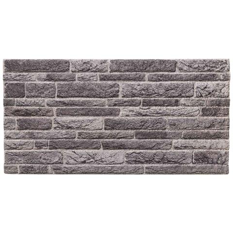 Pannelli da parete 10 pcs Antracite 100 x 50 cm Schiuma EPS - Foto 2
