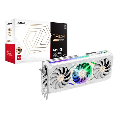 Taichi Radeon RX 9070 XT White 16GB OC AMD GDDR6 - Foto 1