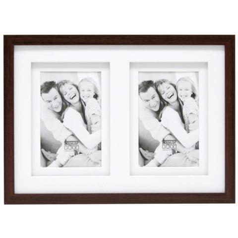 S65KQ2 brown 2x10x15 Gallery Frame Wood Passepartout - Foto 1