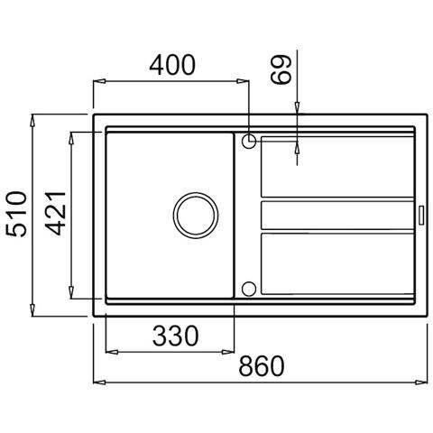 LAV. BEST 400 86x51 1VG AVENA 51 AVENA 51 1 V - Foto 2