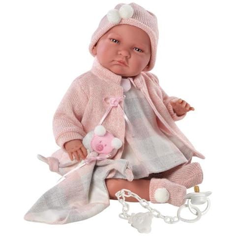 Bambola New Born 40 cm con Completino Rosa e Doudou - Foto 1