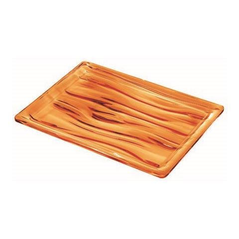 Vassoio aqua 32x23cm arancio - Foto 1