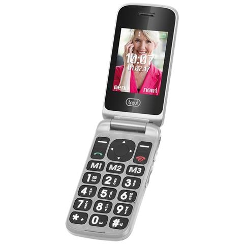 Telefono Cellulare Per Anziani A Conchiglia Con Doppio Display Flex Plus 55 Silver - Foto 1