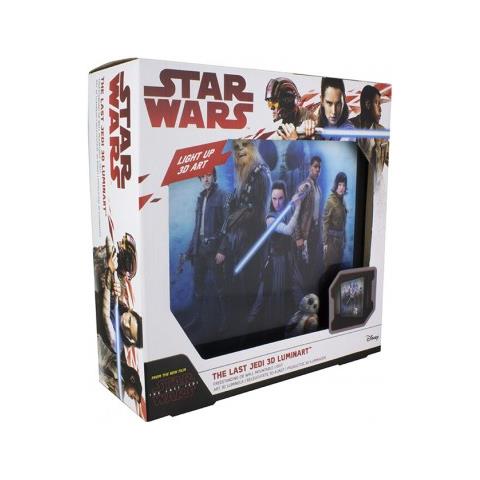 Star Wars - The Last Jedi 3d Luminart - Foto 1