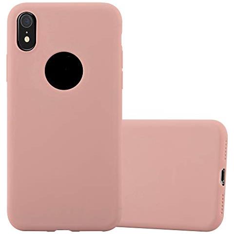 Custodia Per Apple Iphone Xr In Candy Rosa - Morbida Cover Protettiva Sottile Di Silicone Tpu Con Bordo Protezione - Ultra Slim Case Antiurto Gel Back Bumper Guscio - Foto 1