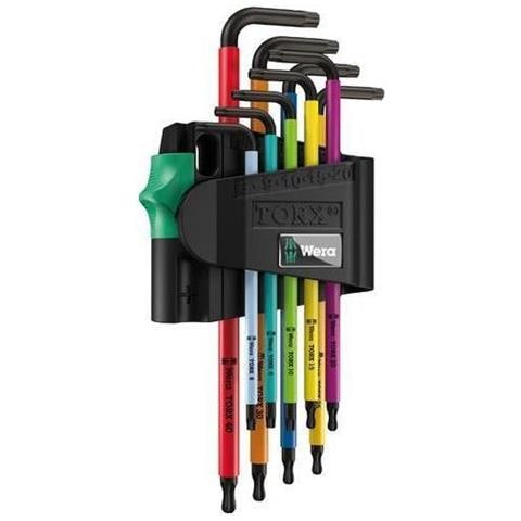 Chiave Torx a L Multicolore Set di 9 Pezzi - Foto 1