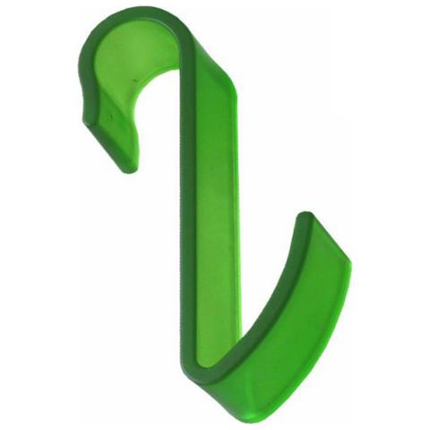 Pika Shop Appendino Per Termoarredo Tubo Orizzontale Modello Hook Verde - Foto 1