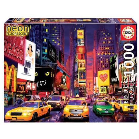 Puzzle - 1000 Neon Times Square, New York - Foto 1