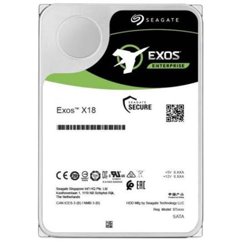 Exos X18 14tb Sata Sed 3.5in 7200rpm Helium 512e / 4kn - Foto 1