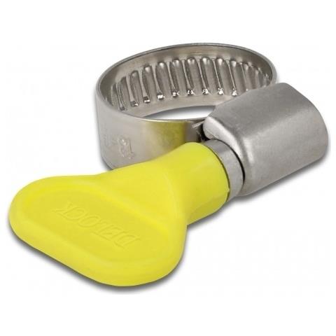 19419 Fascetta Per Manichetta Giallo Collare Per Vite (vite Senza Fine) - Foto 1