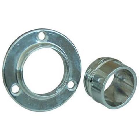 Reggitubo Armadio Tondo A Ghiera Zama Cromato Mm 18 X 10 Pz - Foto 1