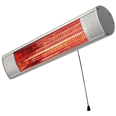 Stufa Radiante Alogena HR305 per Ambienti Esterni Potenza 2000 W Colore Alluminio - Foto 2