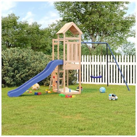 Set da Gioco da Esterno in Legno Massello di Pino - Foto 10