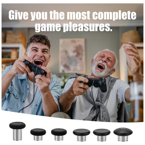 Pulsanti Da Pollice Per Controller Di Gioco Per Xbox One Elite Series 2, Confezione Da 6 Black - Foto 5