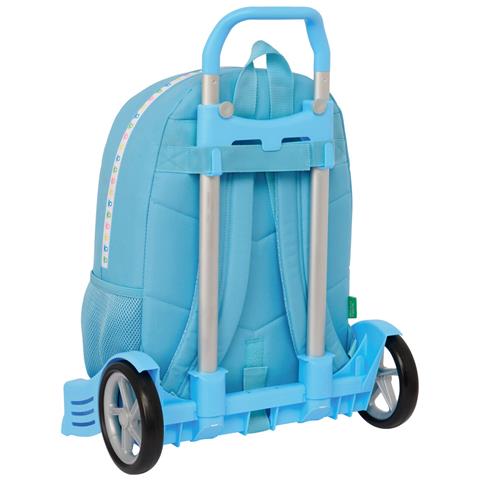 Trolley Per La Scuola Spring Blu Cielo 30 X 46 X 14 Cm - Foto 2