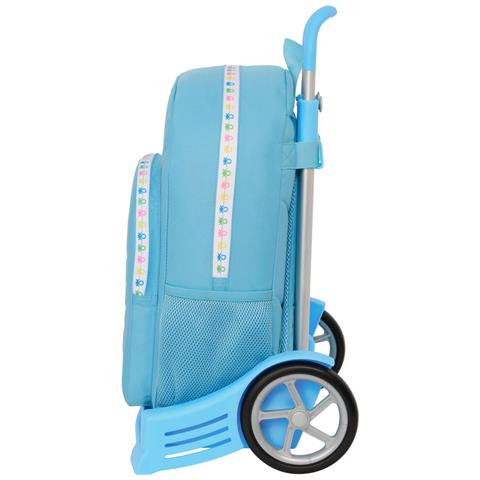 Trolley Per La Scuola Spring Blu Cielo 30 X 46 X 14 Cm - Foto 3