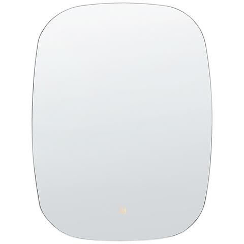 Specchio Da Bagno Con Luce Led Bergerac 58 Cm 78 Cm Argento - Foto 2