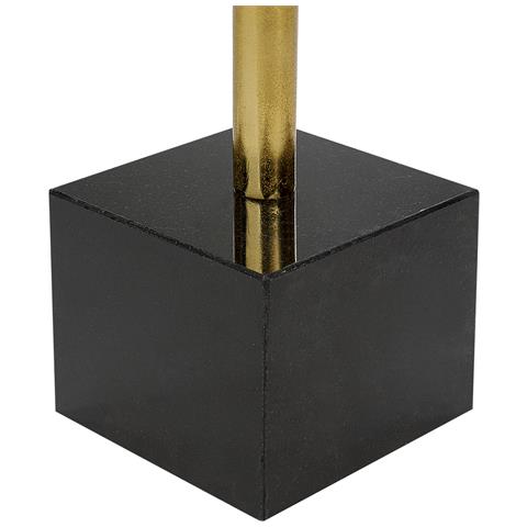 Tavolino Metallo Oro E Nero Colibri - Foto 5