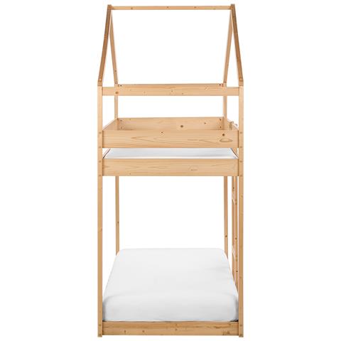 Letto A Castello Legno Chiaro 90 X 200 Cm Labatut - Foto 2