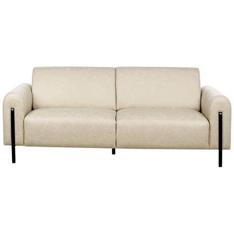 Divano 3 Posti Askim Tessuto Beige - Foto 2