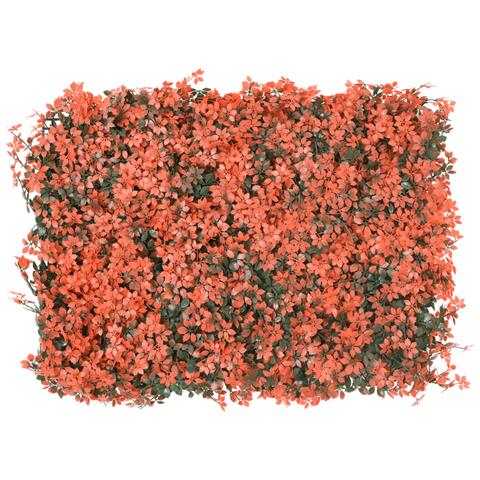 Recinzione Foglie Acero Artificiali24 Pz Rosso Chiaro 40x60cm - Foto 2