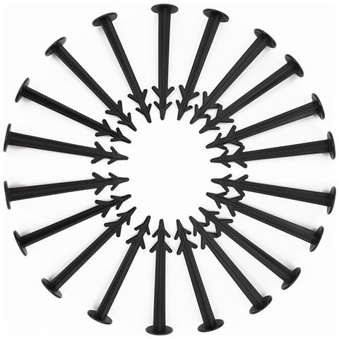 50 Ancoraggi Per Rete, Ancoraggi A Terra Per Rete Per Laghetti, Rete Parafoglie, Rete Di Copertura - Foto 1