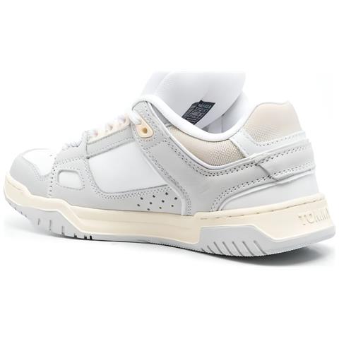 Jeans Wmn Skate Low Trainers Sneakers Pelle Scarpe Donna Grigio Eu 36, En0en02053 Psu - Foto 3