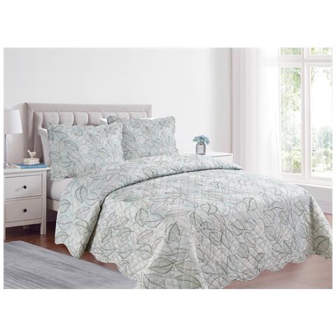 Copriletto Trapuntato Quilt Estivo Piumino 100gr Mq Disegno Pinsonic Linfa 1 Piazza E Mezza Linfa - Foto 1