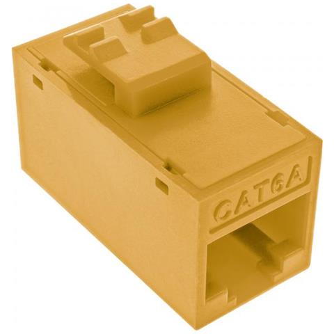 Keystone Rj45 Presa /presa, Non Schermata, Cat. 6a, Conf. Da 8, Gialle - Foto 2