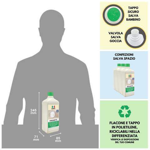 Robonetto 1lt - Detergente Per Robot Lavapavimenti - Foto 2