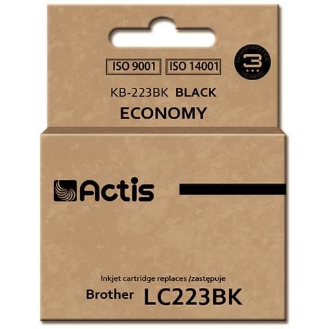 cartridge KB-223Bk replacement Brother LC223BK Standard 16 ml - Kompatibel - Tintenpatrone cartuccia d'inchiostro 1 pz Compatibile Resa standard Nero - Foto 1