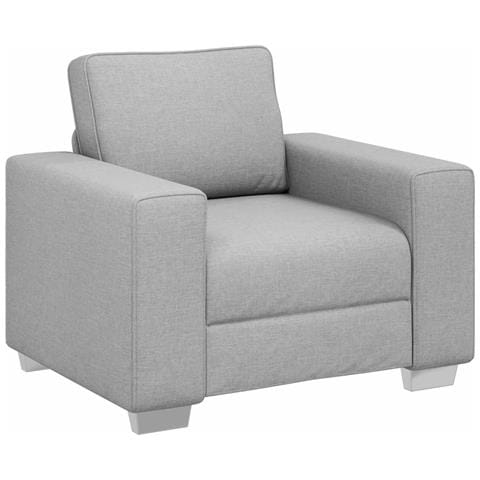 Poltrona Cloud Grey 59 cm in tessuto - Foto 1