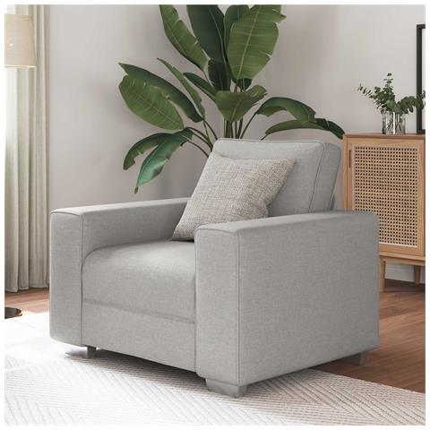 Poltrona Cloud Grey 59 cm in tessuto - Foto 2