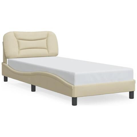 Giroletto senza Materasso Crema 90x200 cm in Tessuto - Foto 1