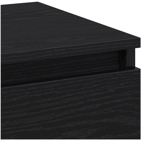 Comodini 2 pz Rovere Nero 40x35x50 cm Legno ingegnerizzato - Foto 9